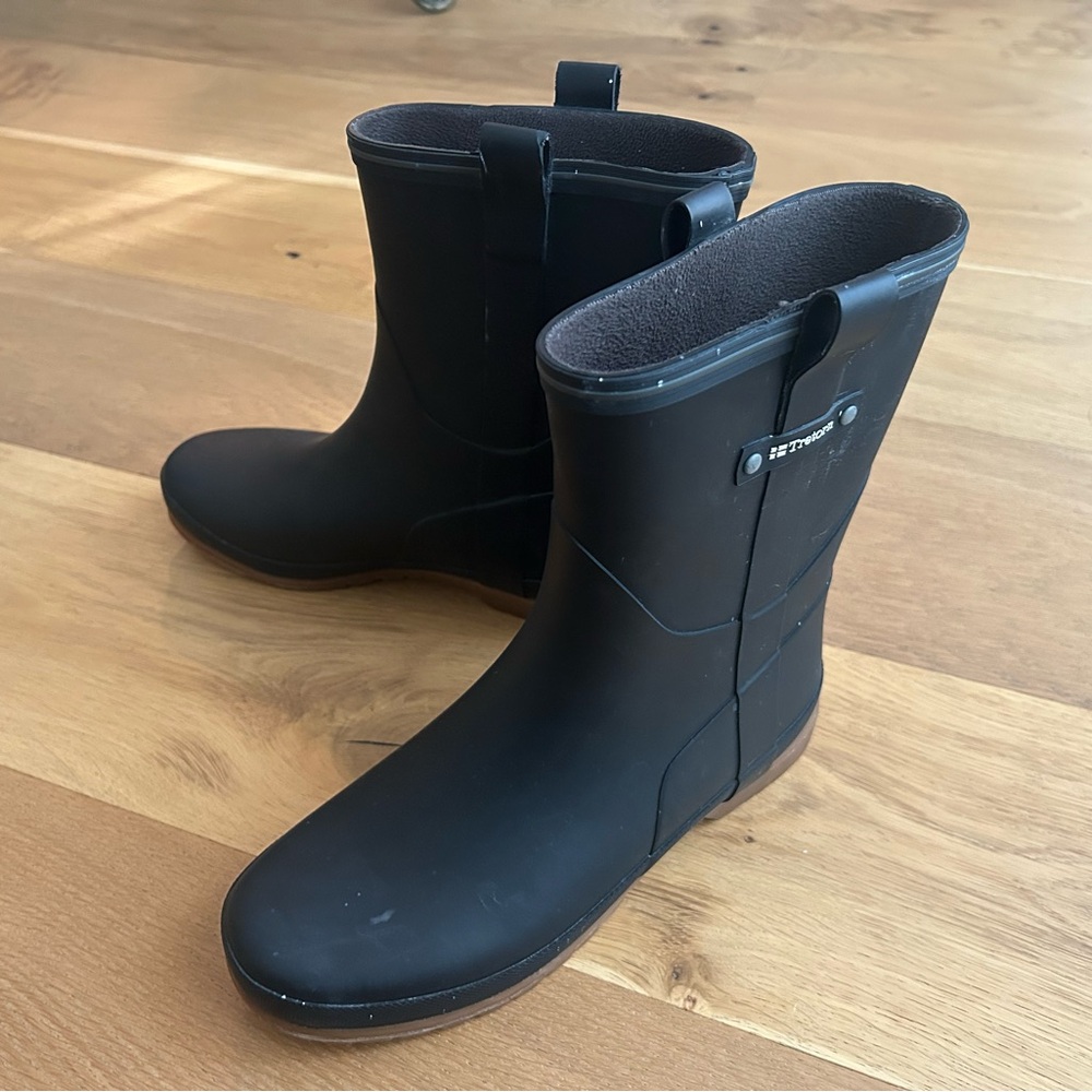 Tretorn Elsa Black Women's Rain Boots, size 8.5/EU 39